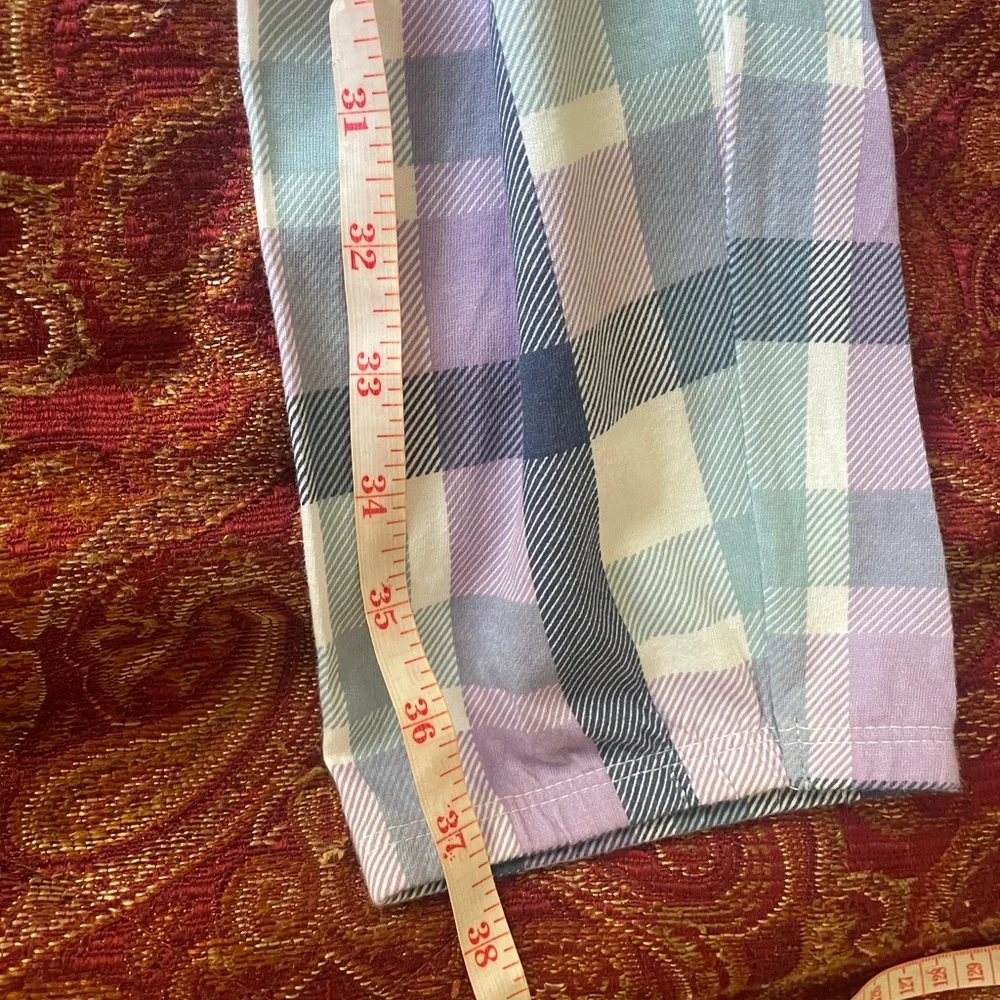 Plaid kids pajama pant